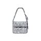 Anta Kai Irving Series Ice Continent PU Shoulder Bag - Grey Silver