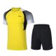 Li-Ning Men's Badminton Game Suit - Yellow/Black | LiNing Fast Dry Badminton Shirts + Shorts 