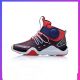 Wade WoW7 D.W.A.D.E 1982 Mid Kids Youth 3M Cushion Basketball Sneakers - Dark Blue/Red