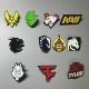 CS2/CSGO Esports Team Metal Badges – Full Metal Collectibles for Spirit, Vitality, FAZE & More