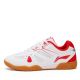 Li-Ning Hawk-Eye Men's Table Tennis Shoes - White/Red