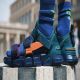 2020 Li-Ning PFW MIX II PLATFORM | Men's Sandal - Blue/Purple