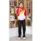 2019 Autumn/Winter Full Zip Women's Table Tennis Tracksuit - Red