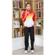 2019 Autumn/Winter Full Zip Women's Table Tennis Tracksuit - Red