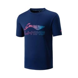 Li-Ning 2019 Spring China Men's National Badminton Team Premium Tee Shirts - Red