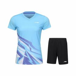 Li-Ning Unisex Fast Dry Badminton Shirts - Set
