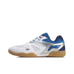 Li-Ning Hawk-Eye Men's Table Tennis Shoes - White/Blue