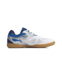 Li-Ning Hawk-Eye Men's Table Tennis Shoes - White/Blue