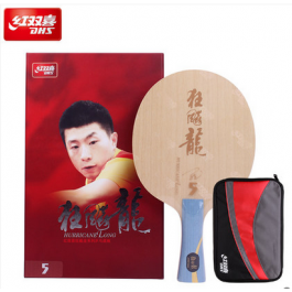 メンズウェア DoubleHappiness HURRICANE LONG 5 FL DHS Hurricane Long 5X Table Tennis Blade Professional Ping