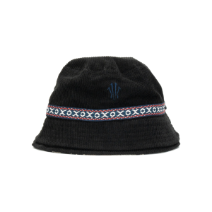 Anta Kai Corduroy Fisherman's Hat - Black