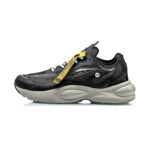 PFW x Li-Ning V8 1.5 Men's Running Shoes - Black/Gray 