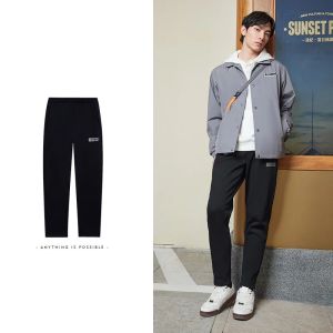 Li-Ning Men's Straight Warm Fleece Casual Pants