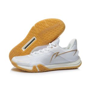 Li Ning Saga SE Men's Premium Badminton Shoes - White