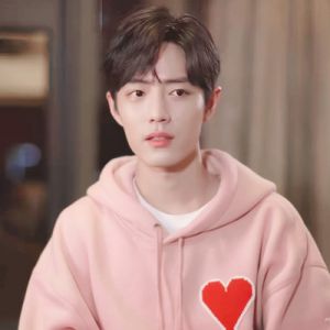 2021 Xiao Zhan Same Style Men's Hoodie Sweatshirt - Pink