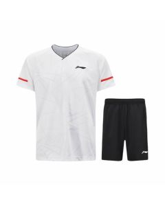 Li-Ning Men's Fast Dry Badminton Shorts Shirts Set