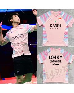 Loh Kean Yew Singapore Custom Badminton Jersey