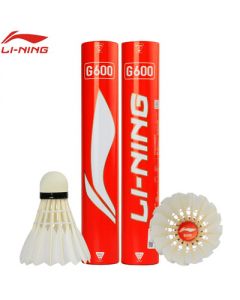 Li Ning G600 Badminton Shuttlecock 12 pcs Shuttle Cocks