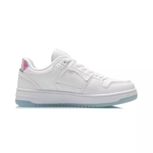 Li Ning Tian Ji Women's Little White Sneakers - Laser