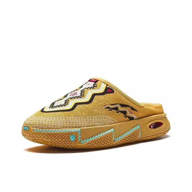 Anta Kai HELA SLIDE Basketball Culture Slide - Autumn Leaves Yellow
