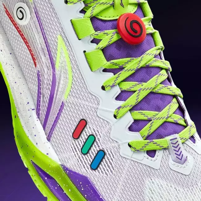 シューズ(男性用) LiNing Liren 6 'Purple Fluorite' LiNing Liren 6 Purple Fluorite Black Purple – LiNing Way of