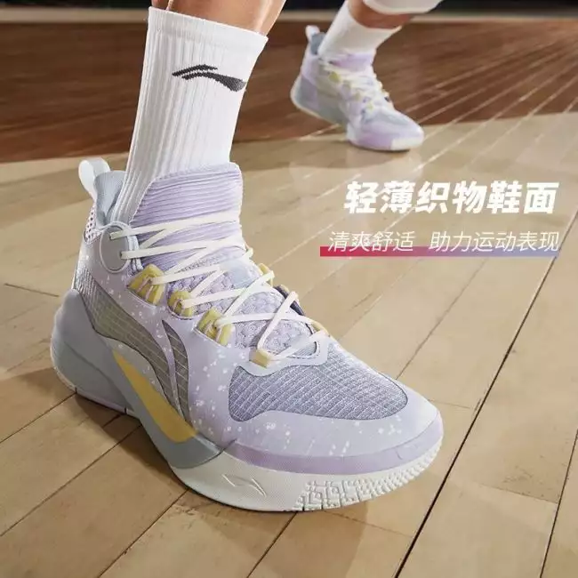シューズ(男性用) Li-ning Sonic9 team US9.5 Li Ning BB Sonic 9 IX Team Mid Men's Cushion Basketball Shoes