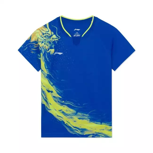 Li-Ning 2022 Kids Youth Table Tennis Team Dragon Shirts