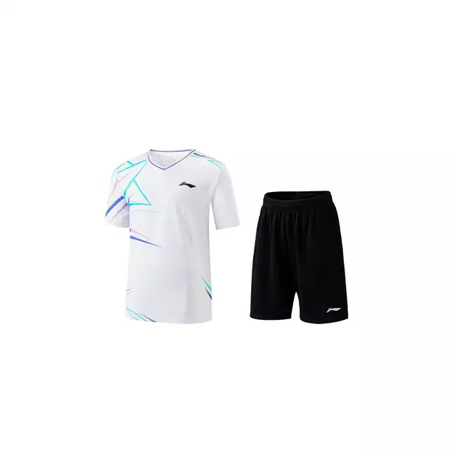 スーパーセール 50%(福袋 Li Ning Kids Badminton Set includes Badminton Shirt and shorts Clothing