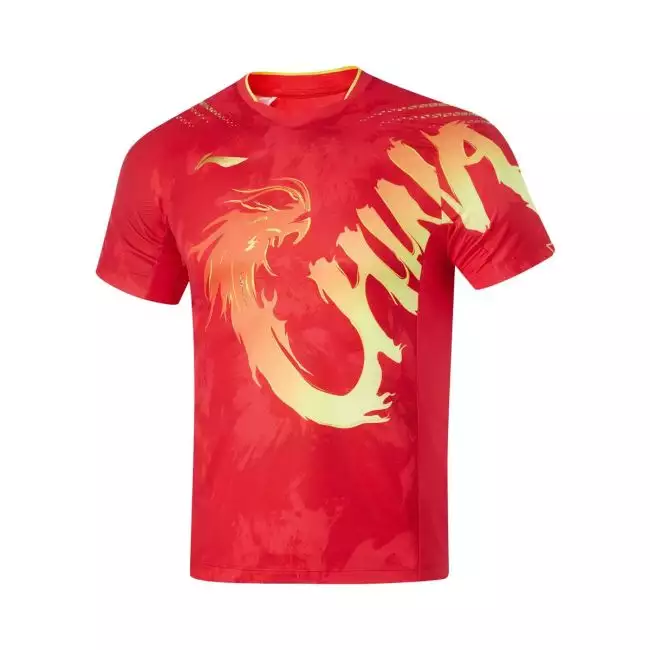 Li Ning China National T.T. Team Paris Olympic Tee Shirts