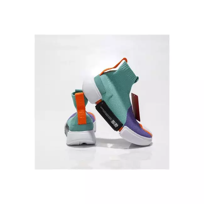 Li Ning Essence 2 Sock Like Casual Sport Shoes Purple Green White LiNing II