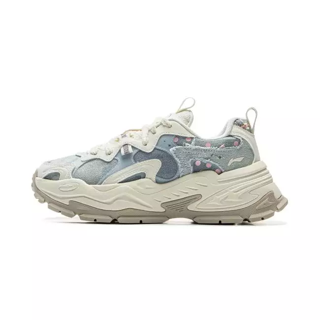 LILY です Skechers D'Lites_Floral Lace-Up Sneakers - Sunlit Garden