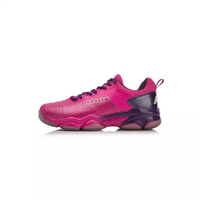 Li Ning Sonic Boom Women's Professional Badminton Shoes Rose/Purple
