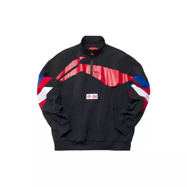 中国 2019 Li ning PFW Big Logo Unisex Loose Jacket | Black
