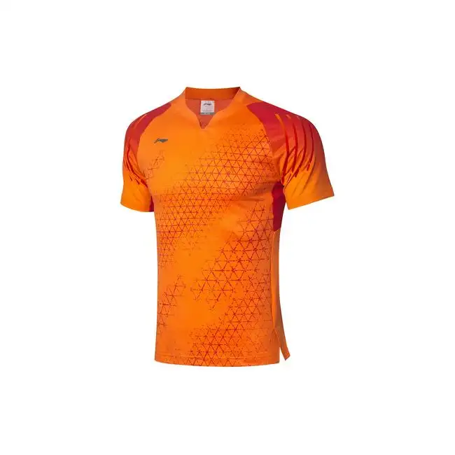 中国バドミントン代表チームウェア 2024年全英オープン Li-Ning All England Open CHINA Men's Jersey - Orange