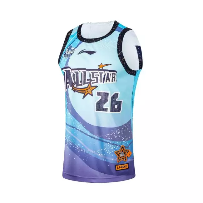 【新品未開封】BABYLアジアツアー限定GAME JERSEY Lサイズ Li Ning CBA All Star Game Zhou QI Basketball Jersey