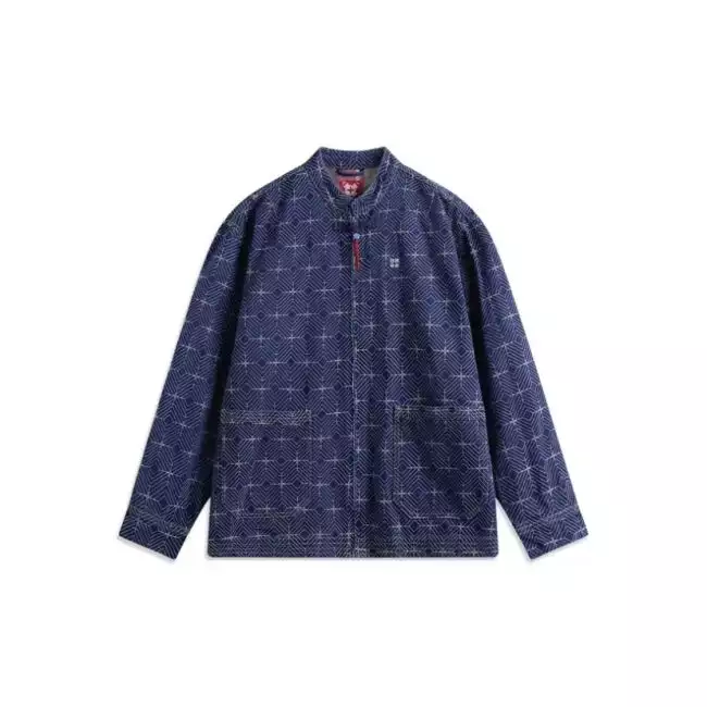 Xiao Zhan x Li Ning Unisex Loose Fit Denim jacket - Rich