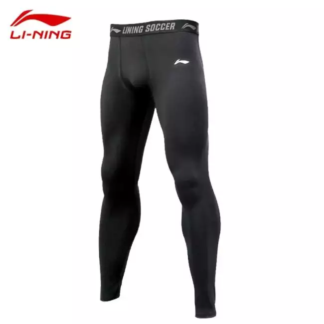 Li Ning Men's Running Athletic Tights | Winter Compression Pants