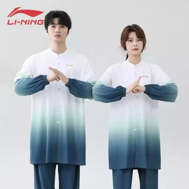 【初売り】 Li Gradient Uniform Suit Chi Tai Silk Milk Unisex Ning ウォーキング・ランニングウェア