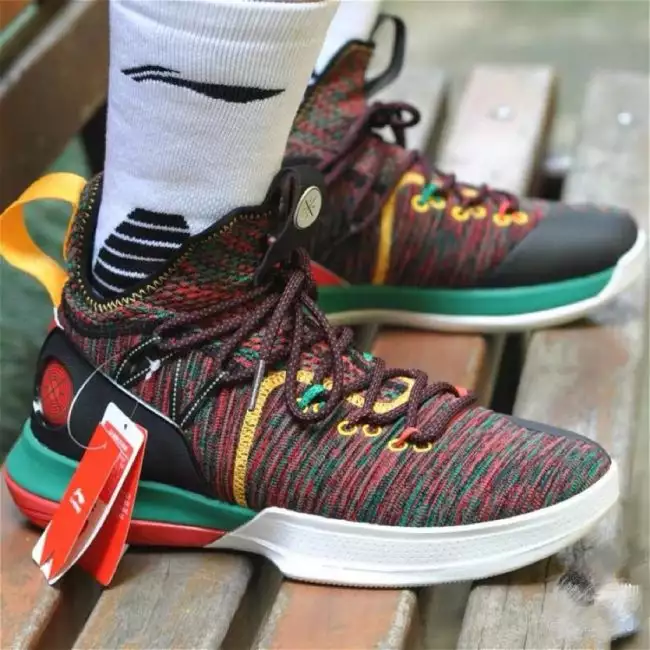 Li Ning Wade All In Team 6 Black Green Yellow Stock Clearance
