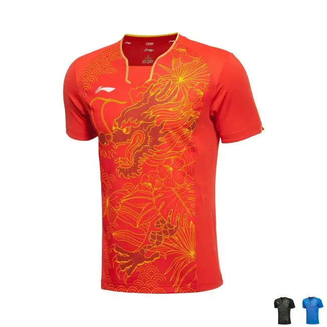 Li Ning Rio 2016 Olympics China Table Tennis Ping Pong Team Men s Shirts