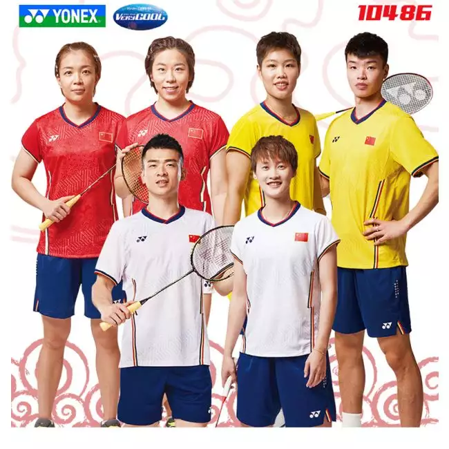 Yonex China National Badminton Team 2022 Shirt Jersey Short Skirt