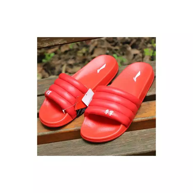 PFW x 中国李寧 2020 S/S Collection Bubble Slide Men's Slippers Red