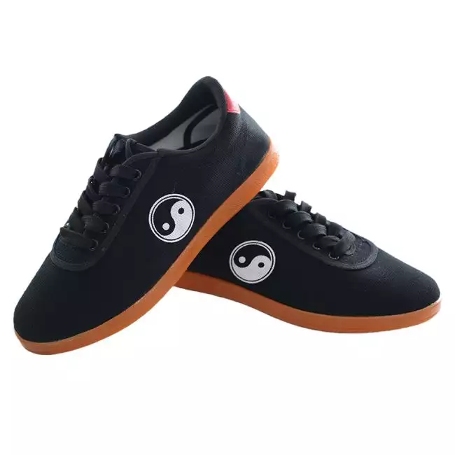 Tai Chi Shoes Canvas Upper with Gum Rubber Sole, Ideal for