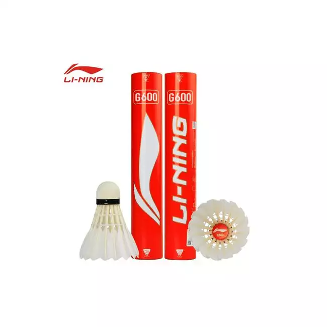 Li Ning G600 Badminton Shuttlecock 12 pcs Shuttle Cocks