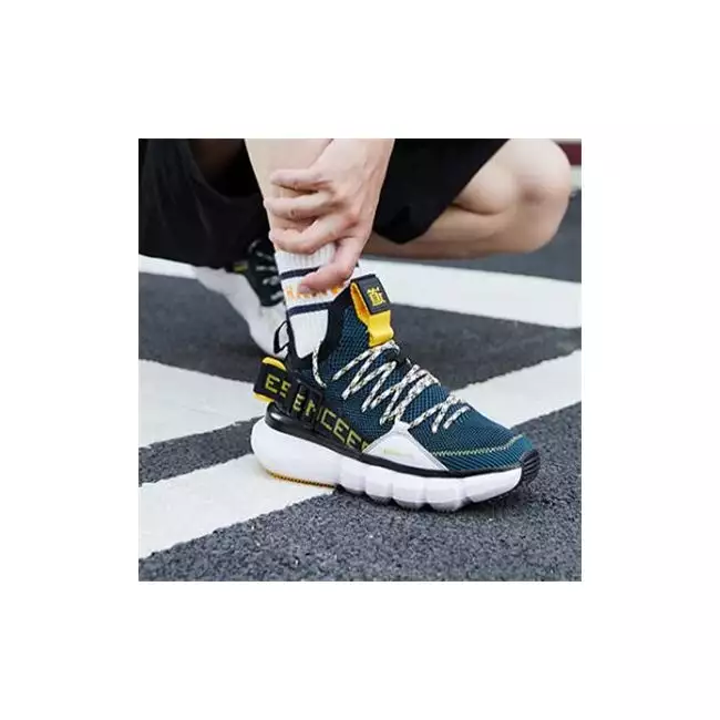 2019 Li-Ning Essence Lace Up PRM Men's Shoes Black/Blue