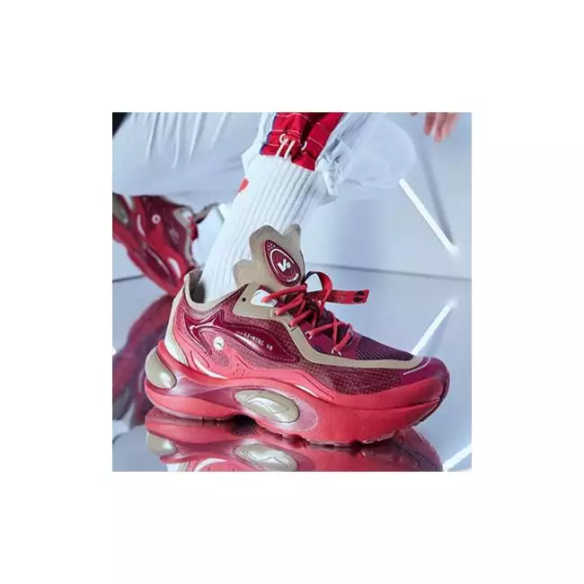 Li-Ning PFW 中国李宁 V8 1.5 Men's Running Shoes - Red