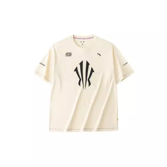 Kyrie Irving X ANTA LOGO Men s Basketball Short Sleeve T shirt