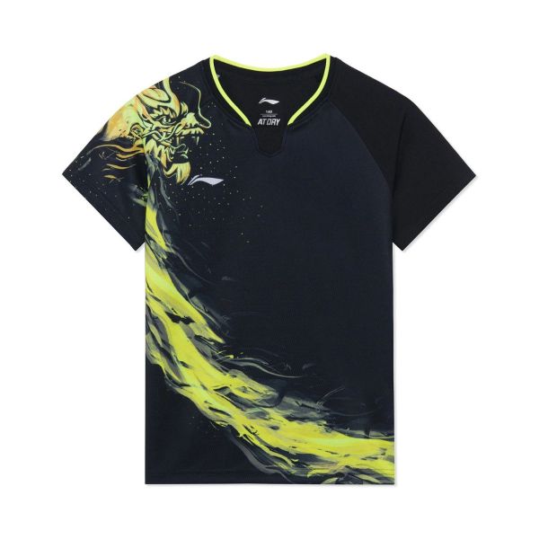 LiNing 2022 Kids Youth Table Tennis Team Dragon Shirts