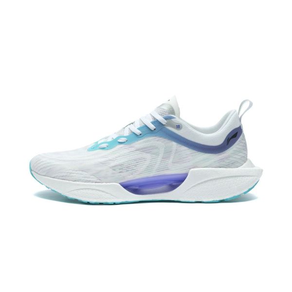 Li Ning Super Light 18 Boom Lightweight Running Shoes White/Blue Purple