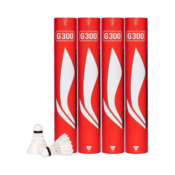 Li Ning G300 Badminton Shuttlecock 12 pcs Shuttle Cocks