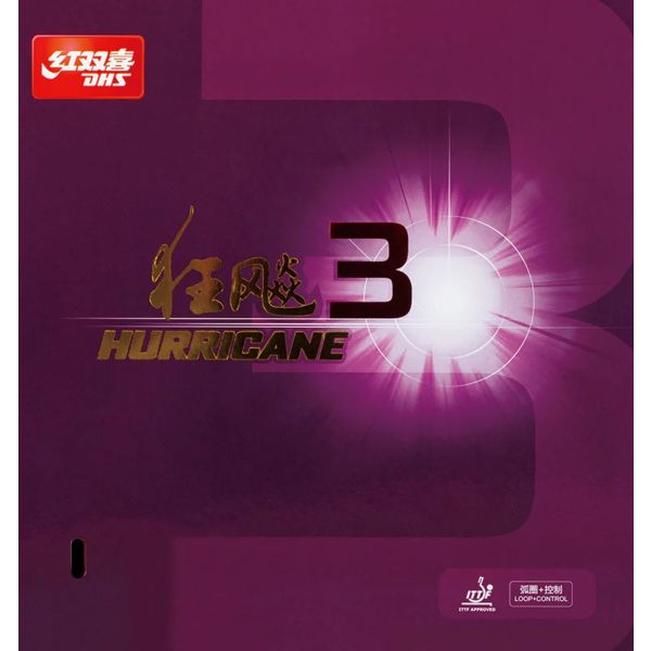 DHS Hurricane 3 Table Tennis Rubber